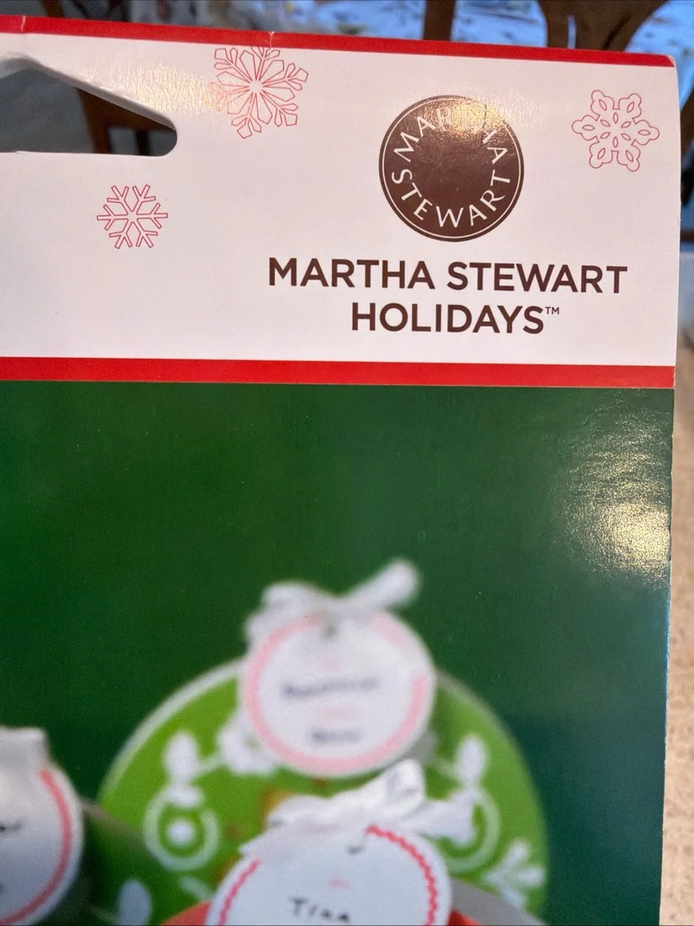 Martha Stewart Holidays Christmas Treat Bags - Red & Green Scandinavian